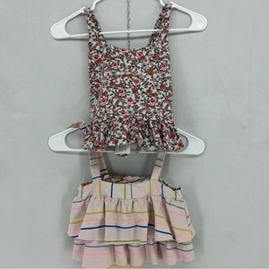 Maaji Floral and Striped Kids Tank Tops